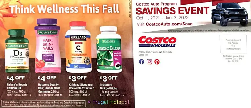 Costco Coupon Book NOVEMBER 2021 Page 11 | Frugal Hotspot