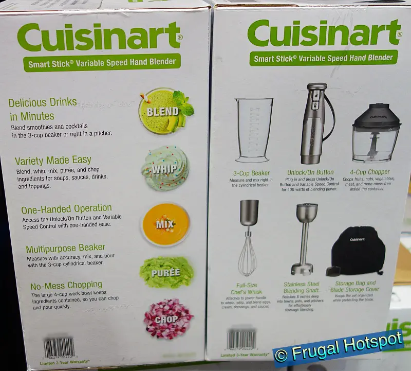Cuisinart Immersion Blender | features | Costco