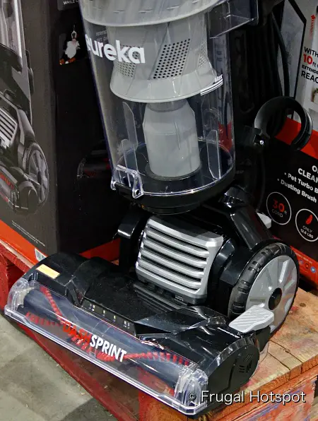 Eureka DashSprint Upright Vacuum | bottom view | Costco Display