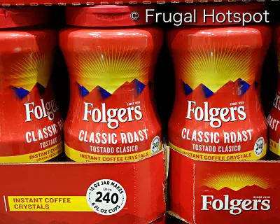 Folgers Classic Roast Instant Coffee | Costco