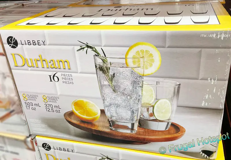 Libbey Durham Glass Drinkware 16 Piece Set | Costco