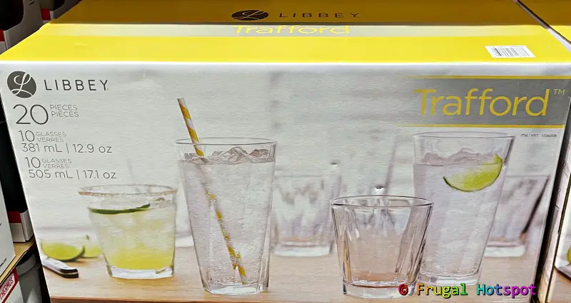 Libbey Trafford Glass Drinkware 20 Piece Set | Costco