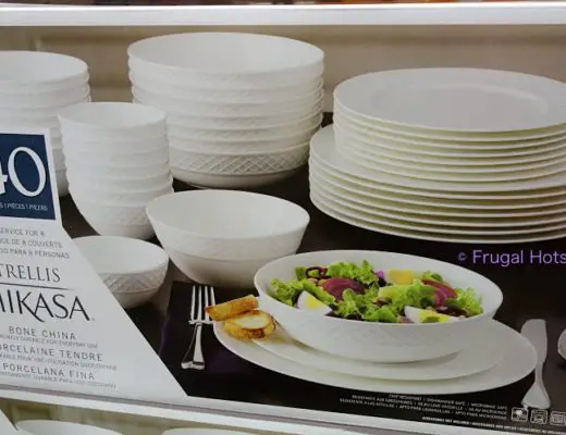 Mikasa Trellis Bone China Dinnerware Set | Costco