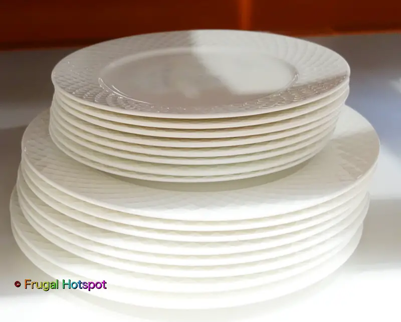 Mikasa Trellis Bone China plates | Costco Display