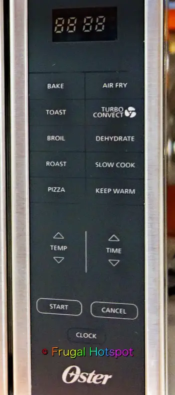 Oster French Door Air Fry Oven | Digital controls and presets | Costco Display