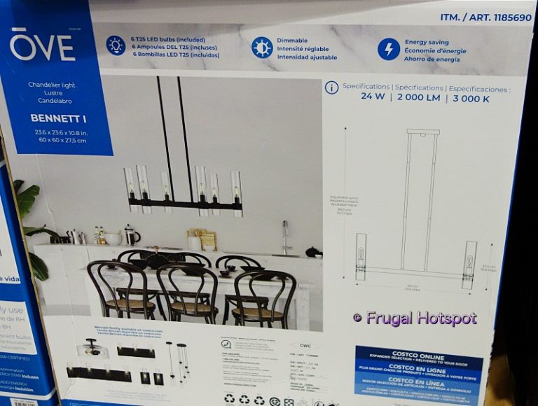 Ove Chandelier Light Costco Sale! Frugal Hotspot