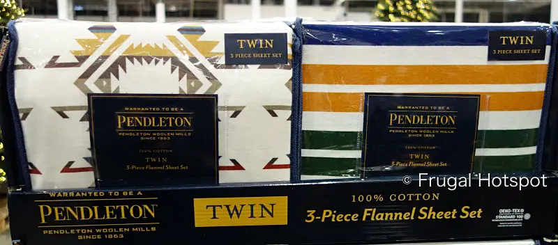 Pendleton Flannel Sheets geometric and stripes | Costco