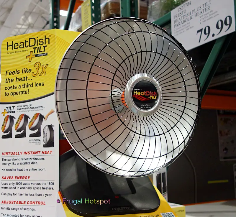 Presto HeatDish Plus Tilt Heater | Costco Display and Price