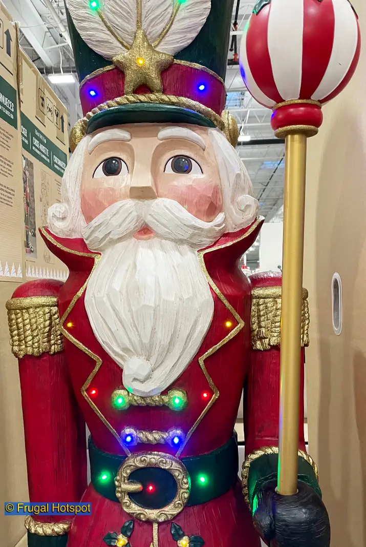 6 Foot Nutcracker with LED Lights and Music at Costco