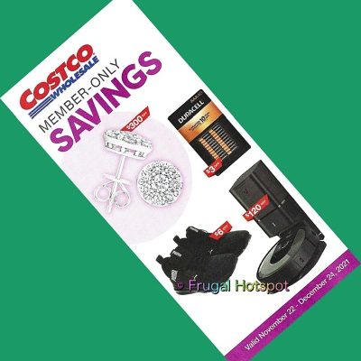 A Costco Coupon Book DECEMBER 2021 Cover with green background