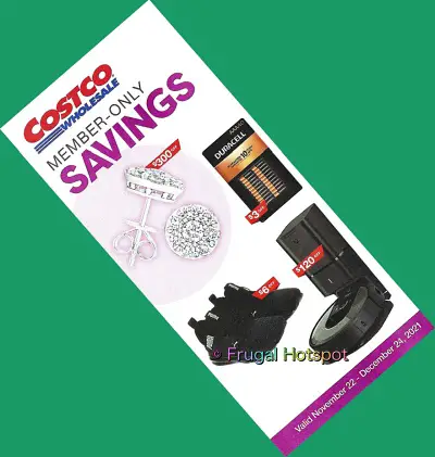 A Costco Coupon Book DECEMBER 2021 Cover with green background