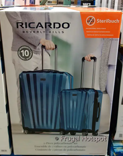 Blue Ricardo Windsor 2-Piece Hardside Luggage Set | Costco