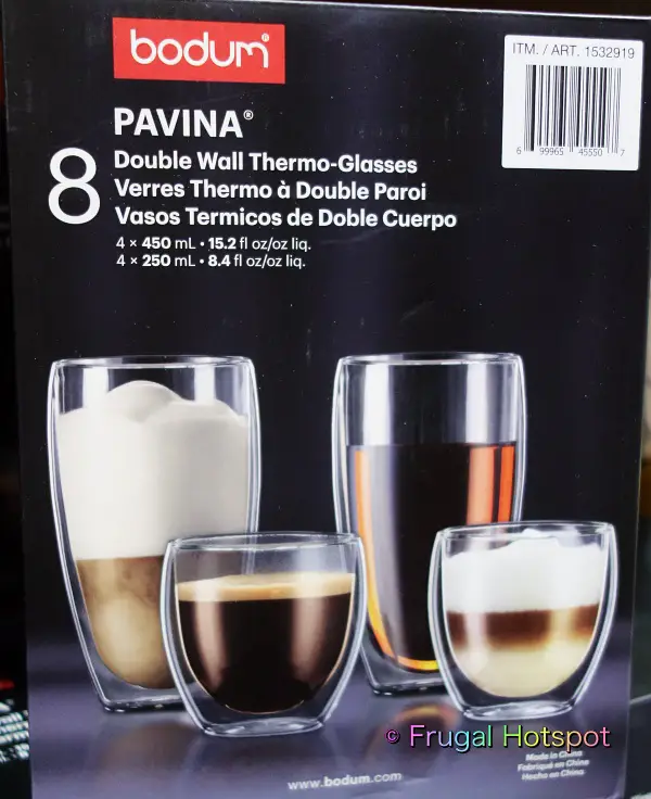 bodum Bistro Double Wall Thermo Glass 4 pack $25.99 : r/Costco