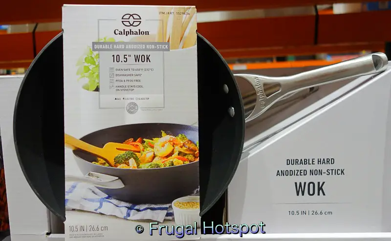 Calphalon Hard Anodized Nonstick Wok at Costco