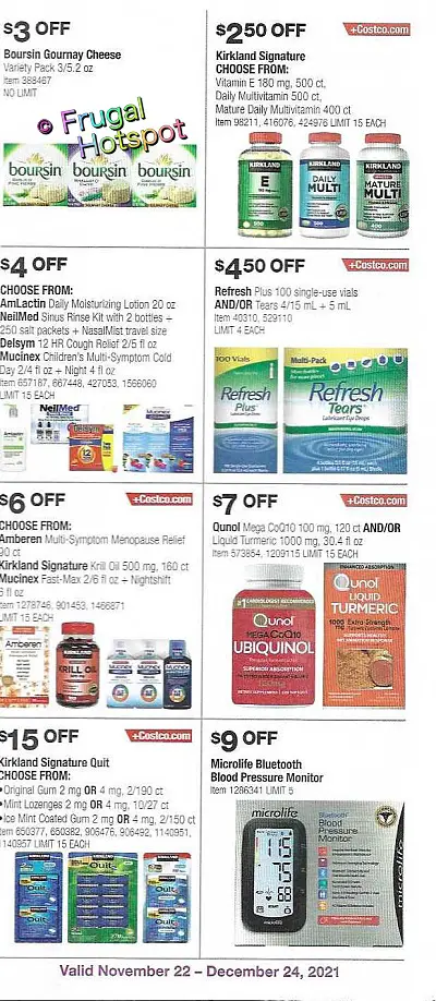 Costco Coupon Book DECEMBER 2021 | p 20