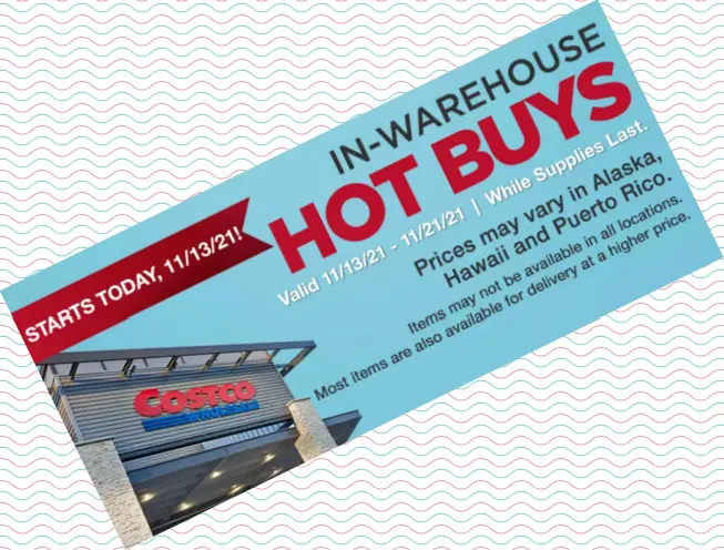 Costco In Warehouse HOT BUYS Sale NOVEMBER 2021