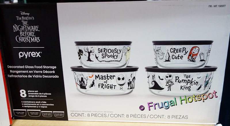 Christmas Pyrex 2022 The Nightmare Before Christmas Pyrex Set - Costco Sale! | Frugal Hotspot