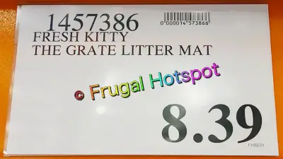 Fresh Kitty The Grate Cat Litter Mat | Costco Price