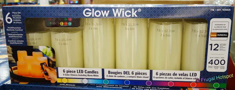 Gerson Glow Wick LED Flameless Candles | Costco