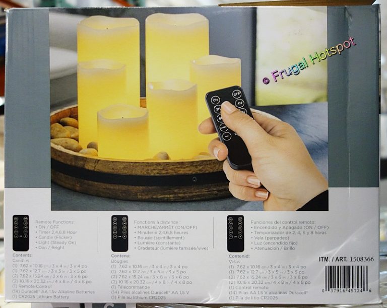 Gerson Glow Wick LED Flameless Candles Costco Sale!