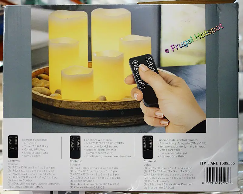 Gerson LED Flameless Candles with Remote | Costco