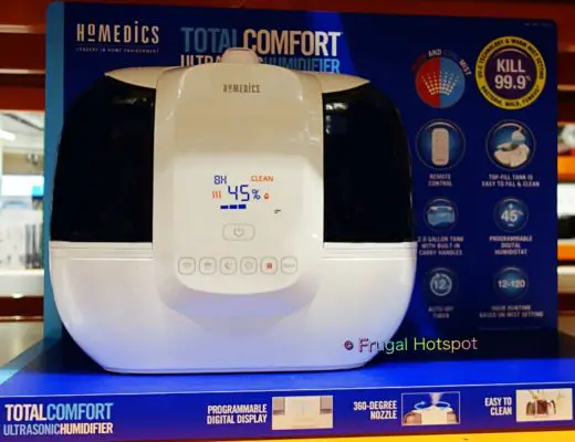 HoMedics TotalComfort Ultrasonic Humidifier | Costco Display