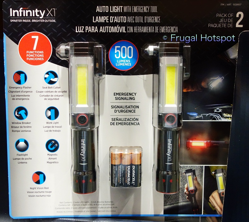Infinity X1 7-in-1 Auto Light Emergency Roadside Tool | Costco