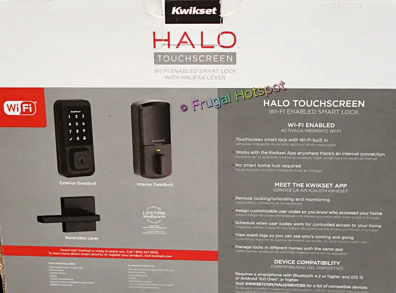 Kwikset Halo Touchscreen Door Lock info | Costco