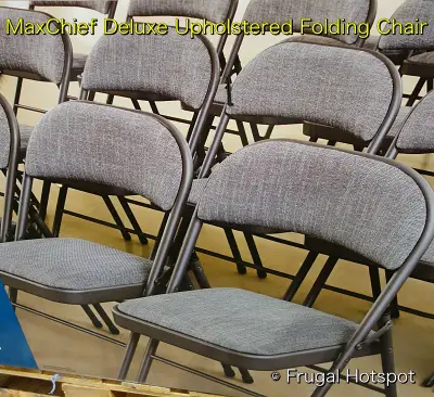 MaxChief Deluxe Upholstered Folding Chair | Costco