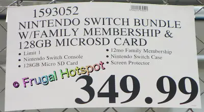 Nintendo Switch Bundle | Costco Price