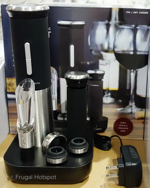 Rabbit Electric Wine Opener Set | Costco Display