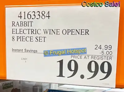 Rabbit Wine Opener 8 pc | Costco Sale Price ITEM 4163384