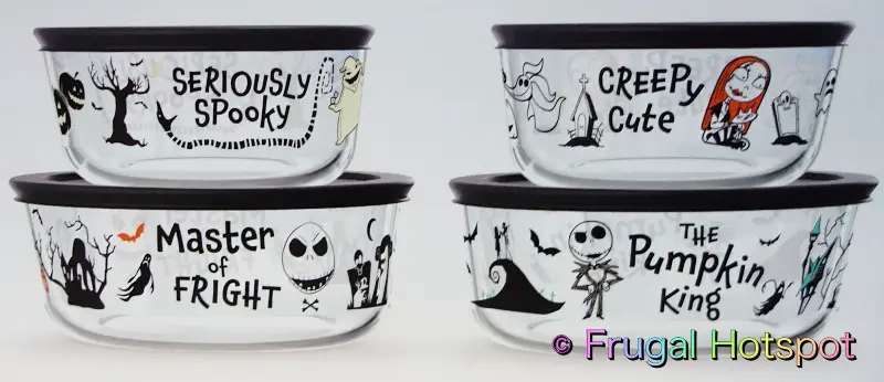 The Nightmare Before Christmas Pyrex Decorated Glass Food Storage set | Costco