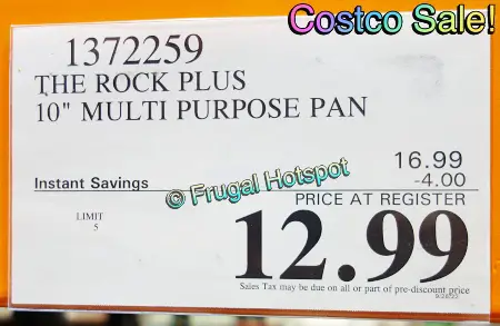 The Rock Plus Multi Pan | Costco Sale Price