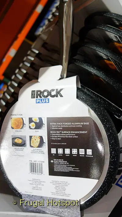 The Rock Plus Multi Pan | back view | Costco