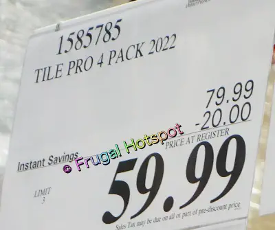 Tile Pro 4 pack 2022 | Costco Sale Price