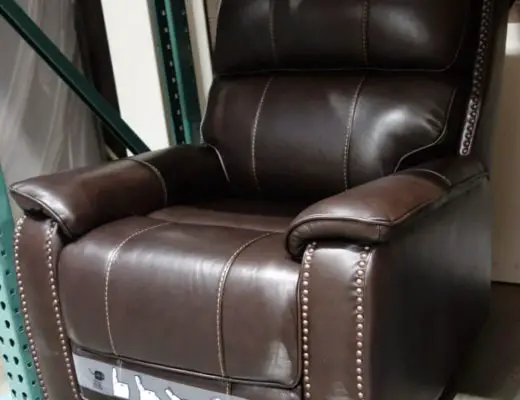 Barcalounger Tracee Leather Recliner with Power Rest | Costco Display