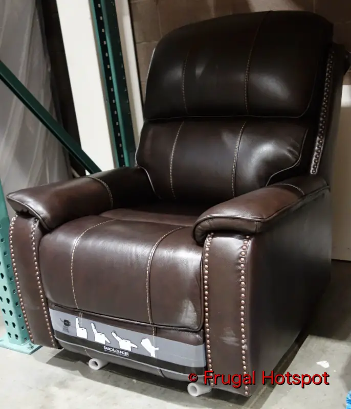 Barcalounger Tracee Leather Recliner with Power Rest | Costco Display