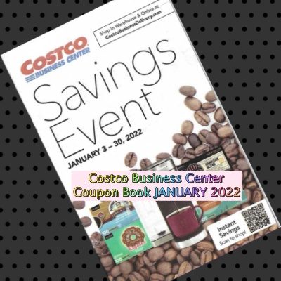 Costco Business Center COupon Book JANUARY 2022 | Cover