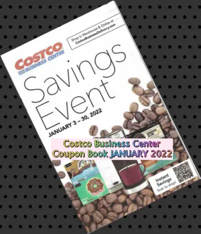 Costco Business Center COupon Book JANUARY 2022 | Cover