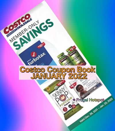 Costco Coupon Book JANUARY 2022 | Cover with background