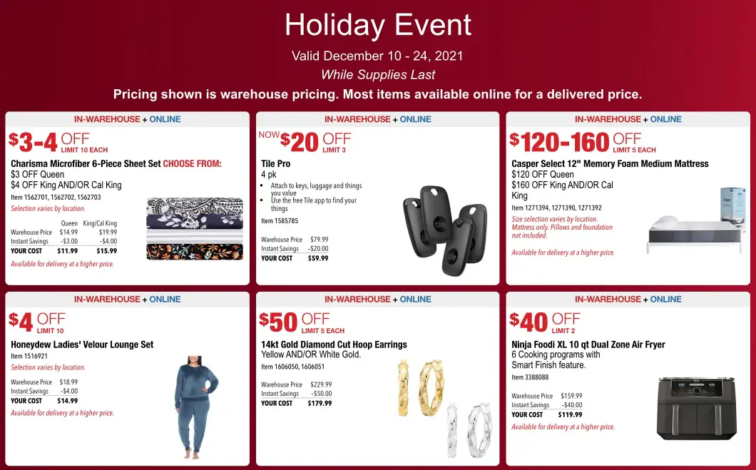 Costco Holiday Event December 2021 | P1