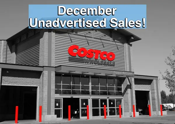 Costco Unadvertised Sales | December