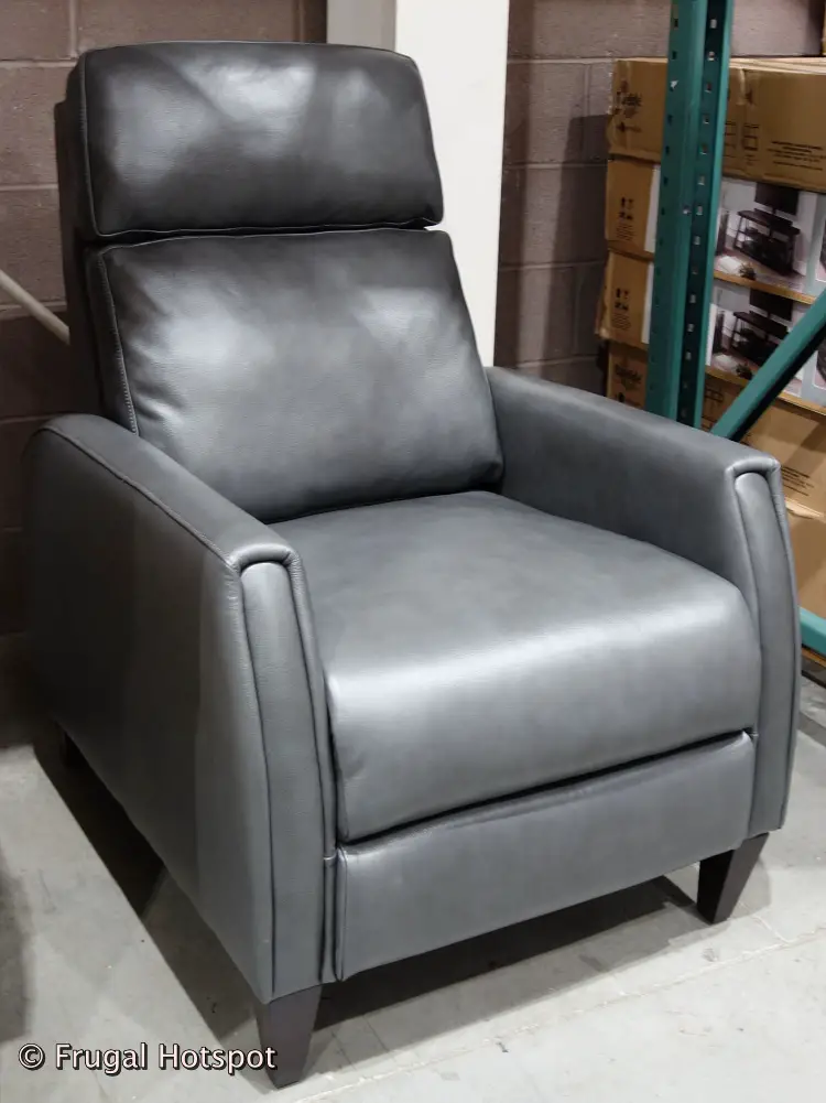 Synergy Home Furnishings Decklyn Leather Pushback Recliner | Costco Display