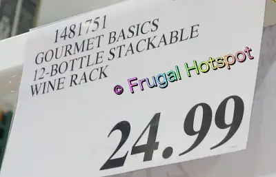 The Gourmet Basics Hampton 12 Bottle Wine Rack by Mikasa | Costco Price