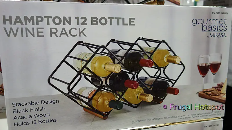 The Gourmet Basics Hampton 12 Bottle Wine Rack by Mikasa | Costco