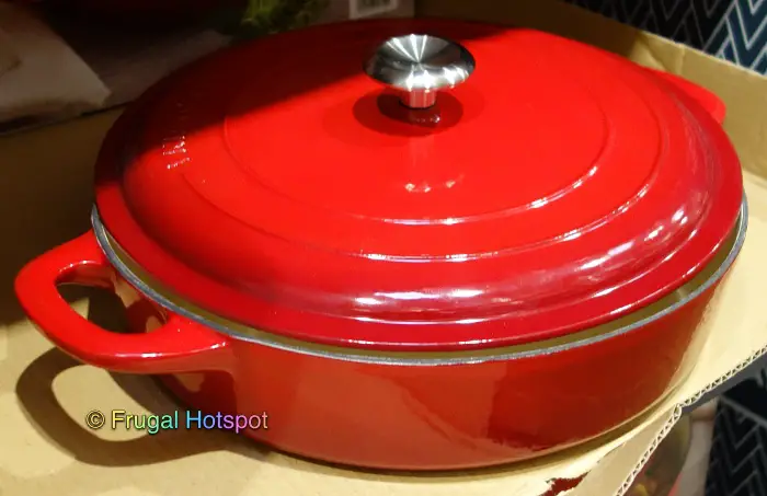 Tramontina Enameled Cast iron Braiser in Red | Costco