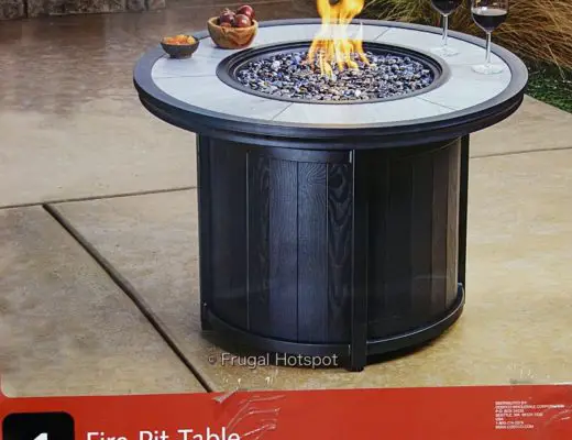 Woodcrest Fire Pit Table | Costco