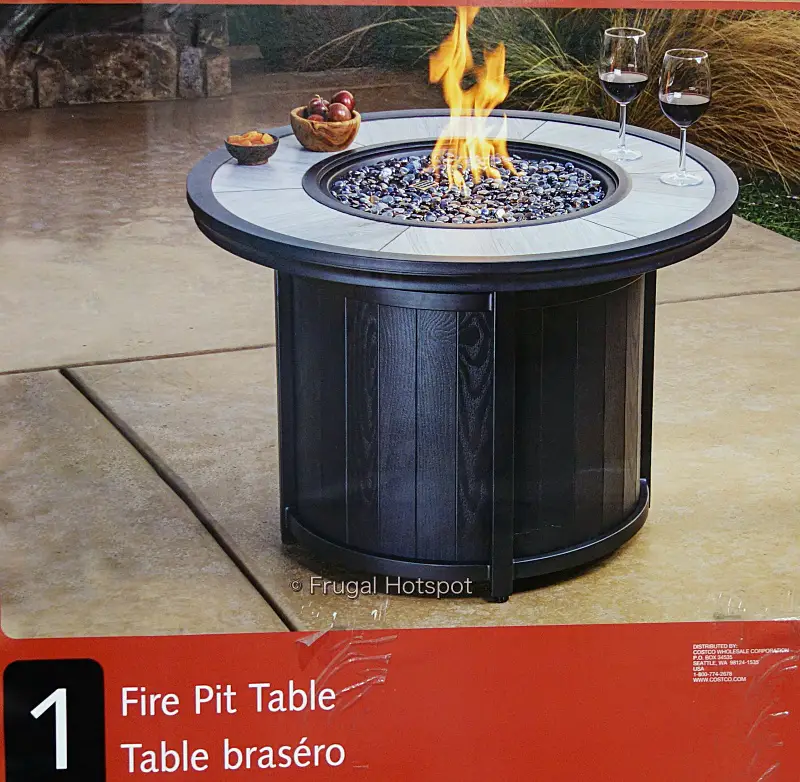 Woodcrest Fire Pit Table Costco, Oak Barrel Fire Pit Costco