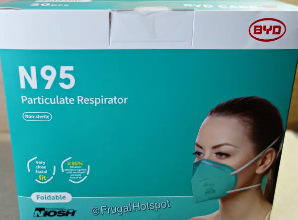 BYD Non-Sterile N95 Face Mask | Costco
